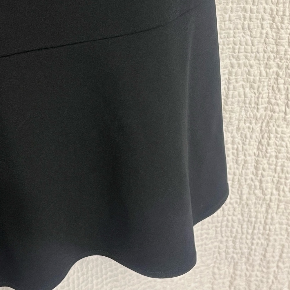 Karl Lagerfeld Black Dress with White Trim - Picture 6 of 7